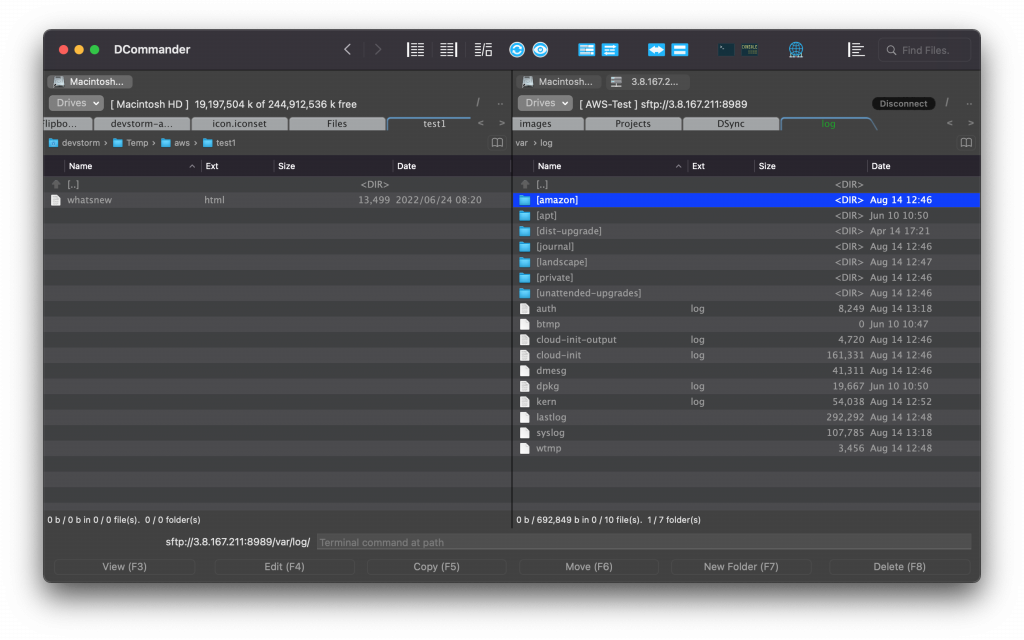 EC2 with SFTP